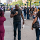 Mike Colter as Luke Cage and the women of Harlem breaking their necks